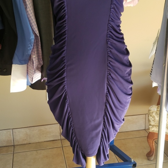 BCBGMAXAZRIA Fitted Indigo Dress - Picture 2 of 7